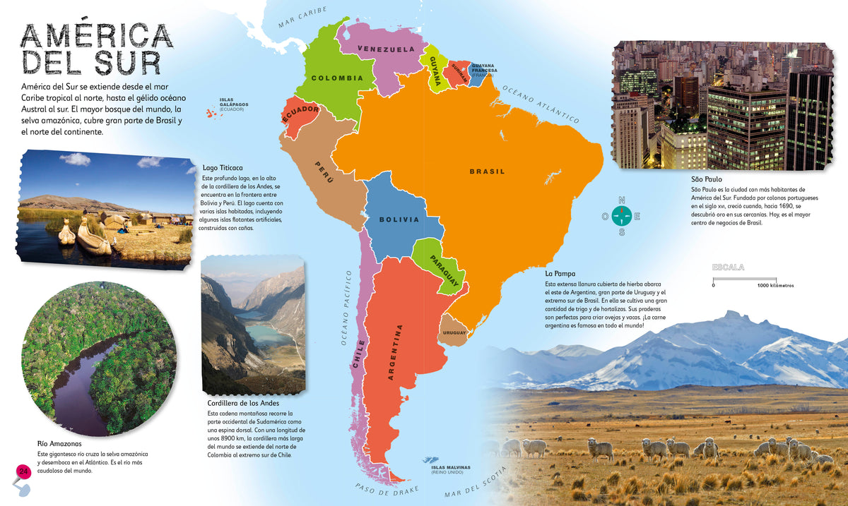 Mi primer atlas del mundo (Children's Illustrated Atlas) interior 1 (ISBN 9780744089141)