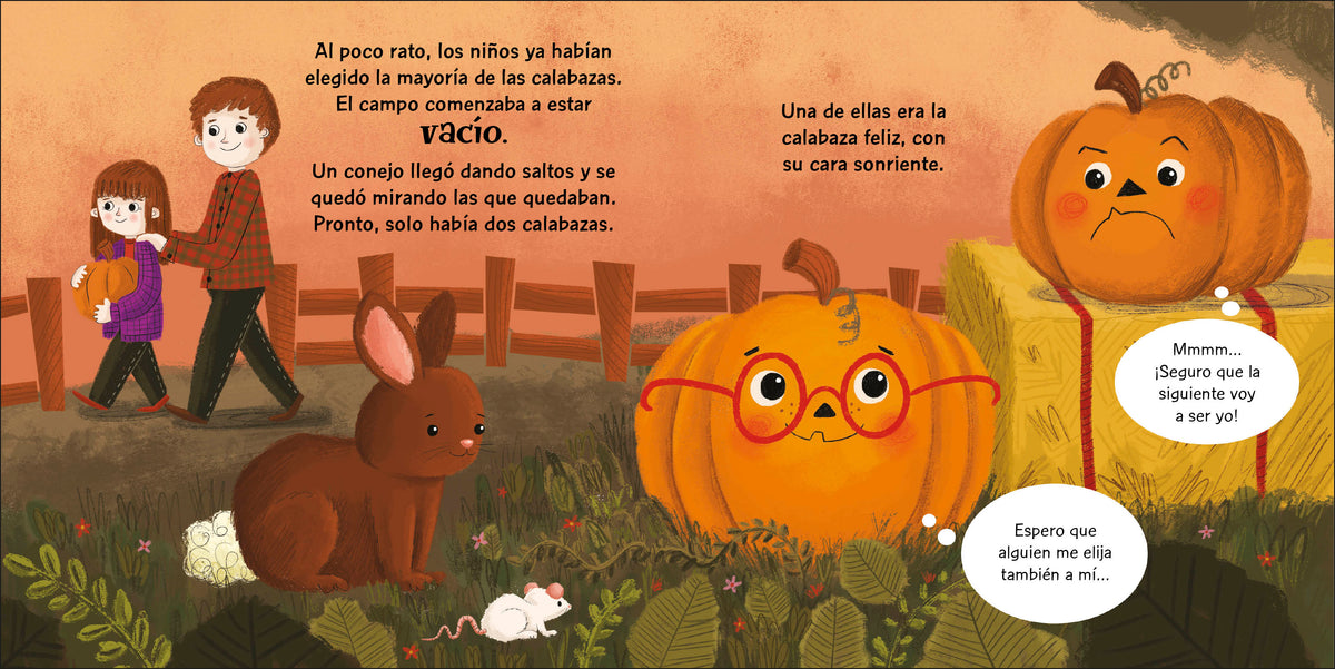 La calabaza feliz (The Happy Pumpkin) interior 1 (ISBN 9780744089165)