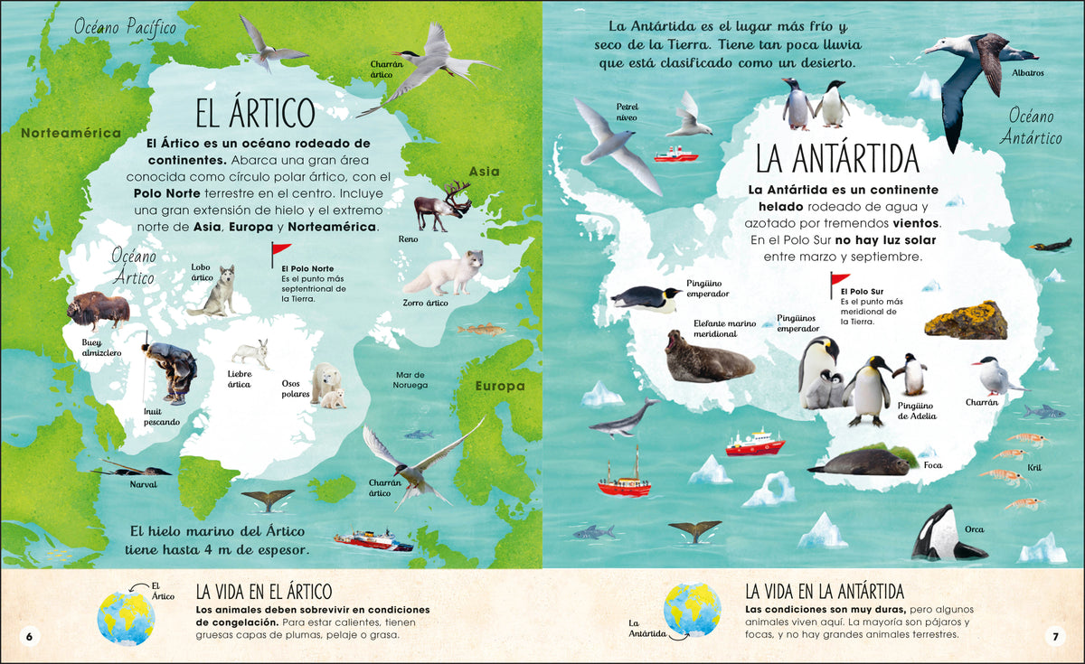 La vida secreta del hielo (The Frozen Worlds) interior 1 (ISBN 9780744089233)
