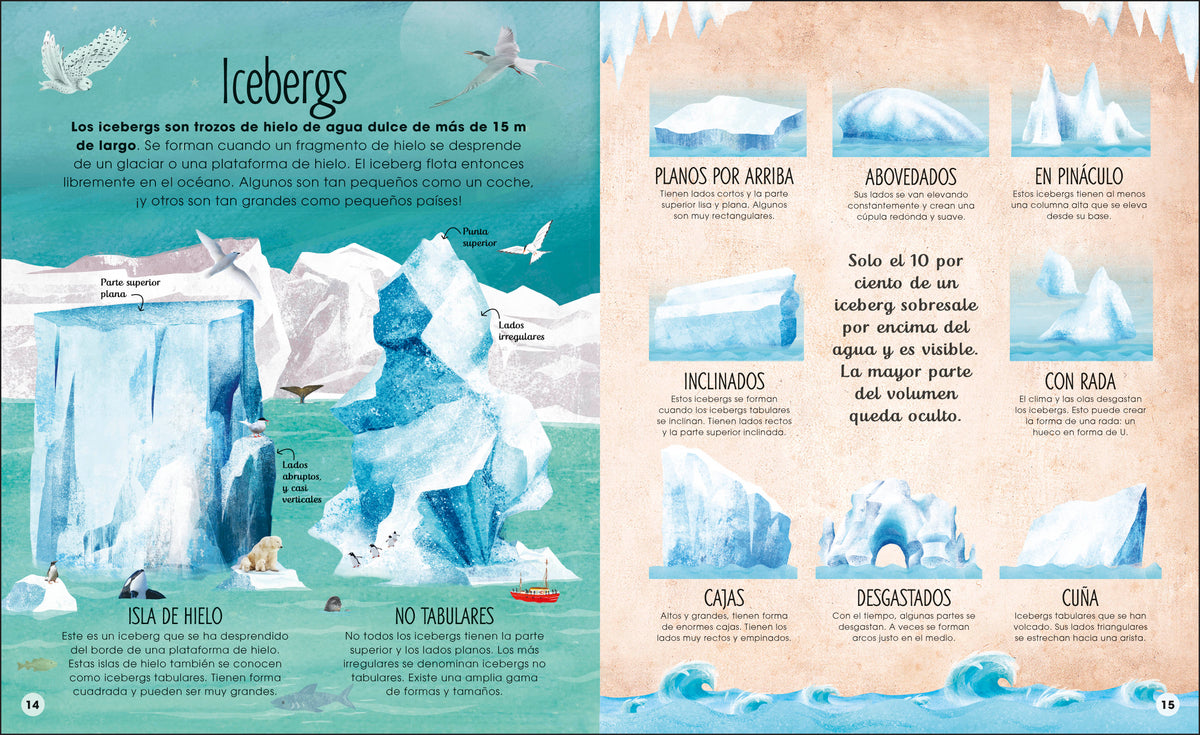 La vida secreta del hielo (The Frozen Worlds) interior 2 (ISBN 9780744089233)