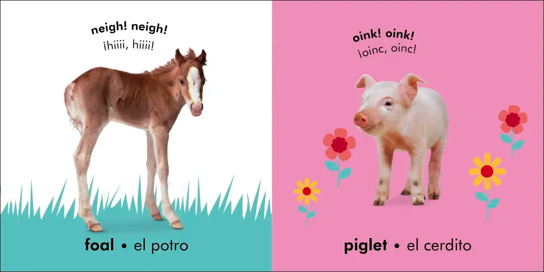 Bilingual Baby Touch and Feel: Baby Animals - Los animales bebÃ© US - Board book
