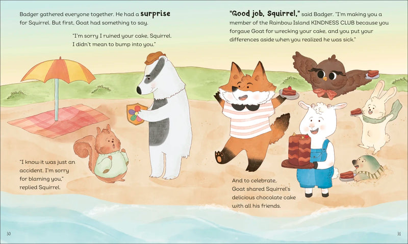 Kindness Club Squirrel Learns to Forgive US - Hardback