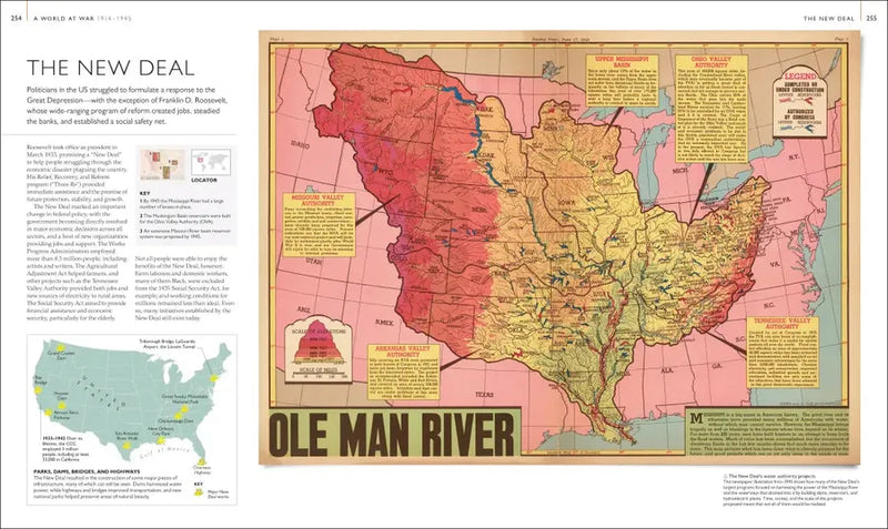 History of North America Map by Map US - Hardback