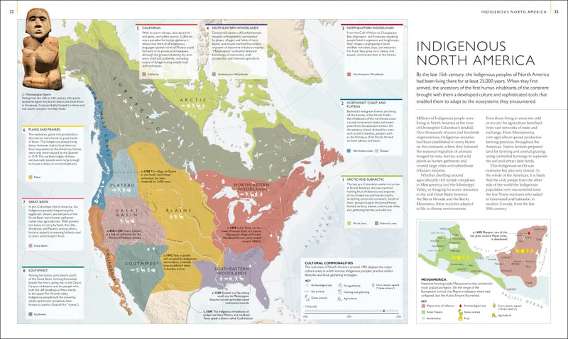 History of North America Map by Map US - Hardback