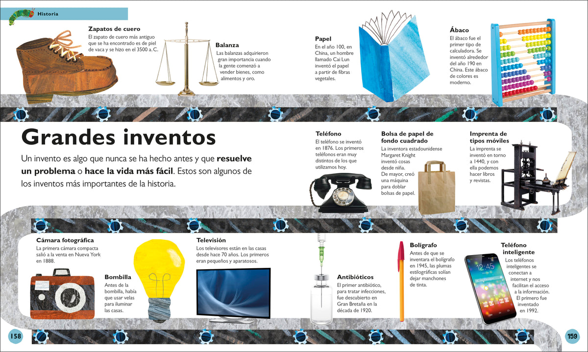 La oruga muy hambrienta (The Very Hungry Caterpillar's Very First Encyclopedia) interior 5 (ISBN 9780744092127)
