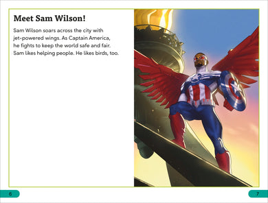 DK Super Readers Level 3 Marvel Captain America Meet Sam Wilson! US - Paperback / softback