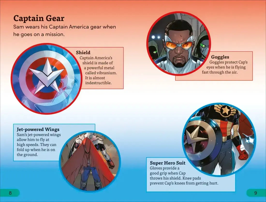 DK Super Readers Level 3 Marvel Captain America Meet Sam Wilson! US - Hardback