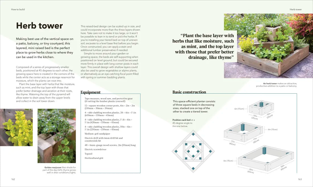 The Raised Bed Book US - Hardback
