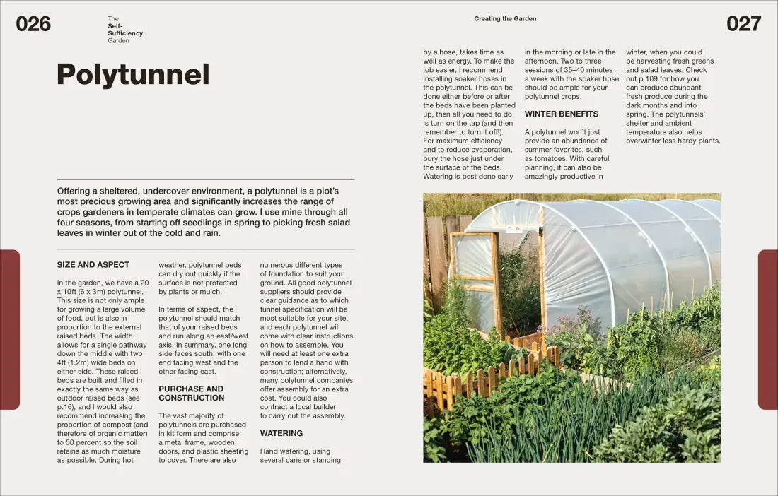 The Self-Sufficiency Garden US - Hardback