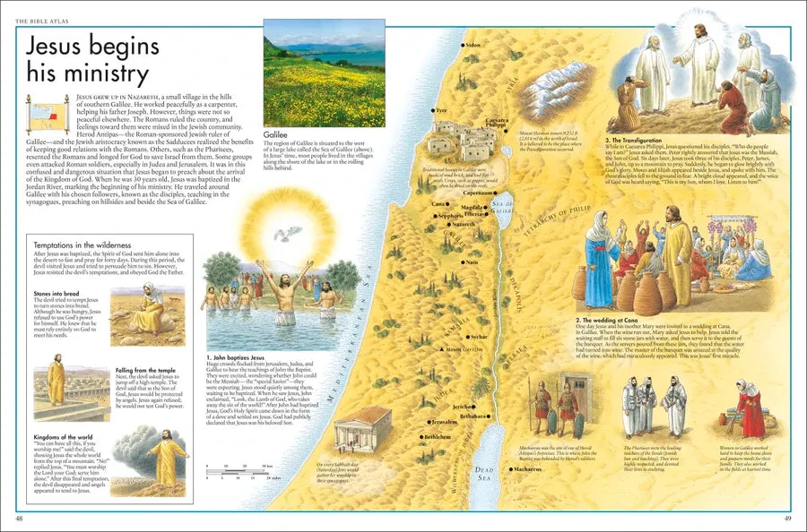 The Bible Atlas US - Hardback