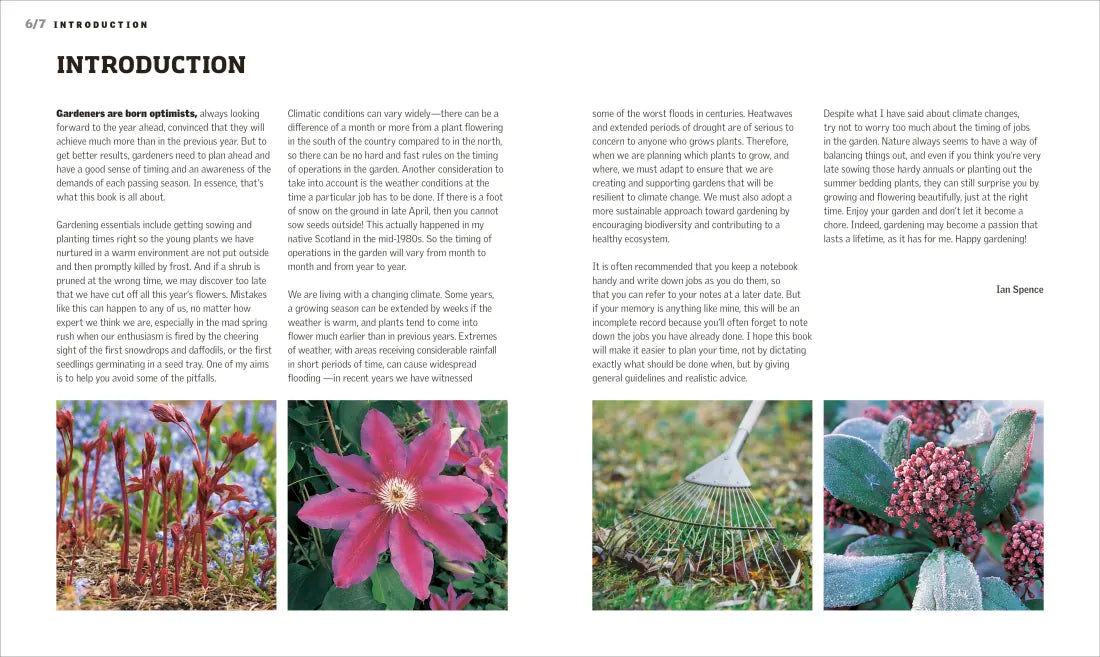 Gardening Through the Year US - Hardback