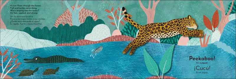 Bilingual Pop-Up Peekaboo! Rainforest - La selva US - Board book