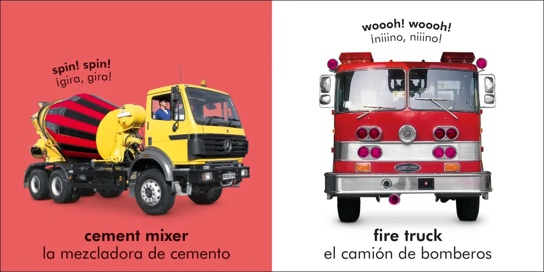 Bilingual Baby Touch and Feel Truck - Los camiones US - Board book