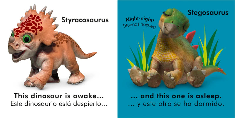 Bilingual Baby Touch and Feel Baby Dinosaur - Los dinosaurios bebé US - Board book