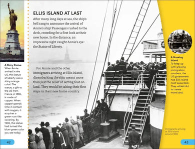 DK Super Readers Level 4 Journey Through Ellis Island US - Hardback