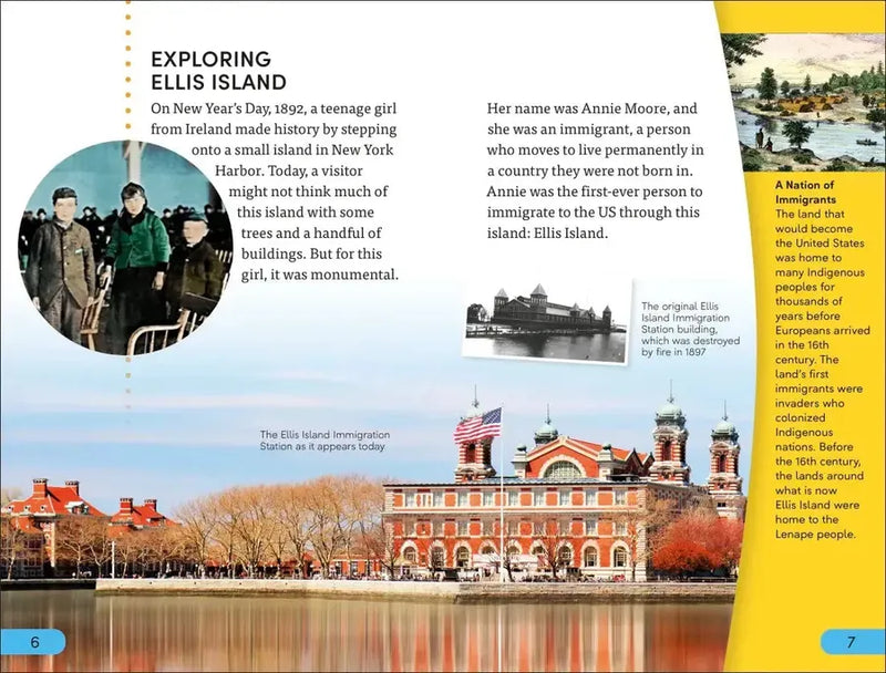 DK Super Readers Level 4 Journey Through Ellis Island US - Hardback