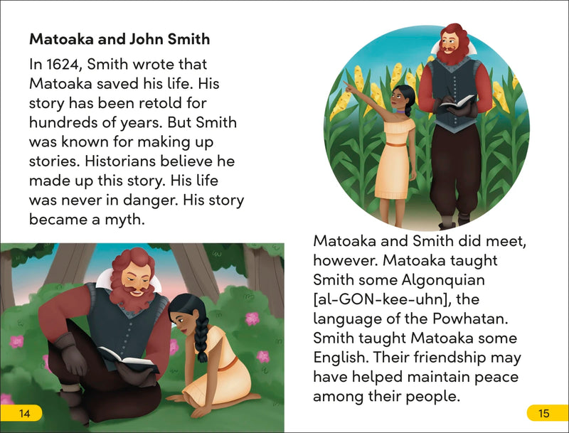 DK Super Readers Level 2 Matoaka: The True Story of Pocahontas US - Hardback