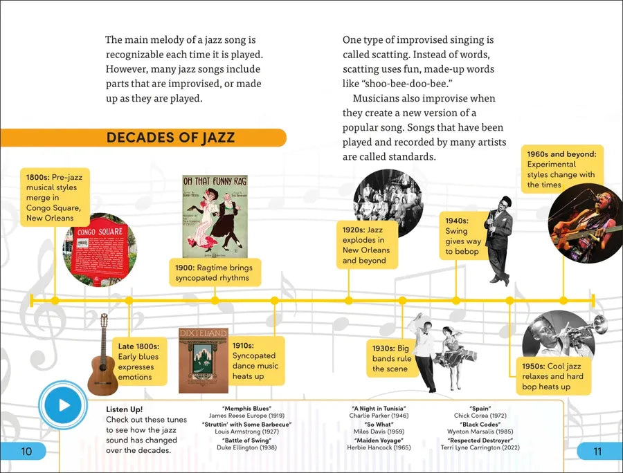 DK Super Readers Level 4 History of Jazz US - Hardback