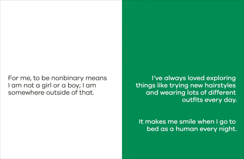 A Kids Book About Being Non-Binary US - Hardback