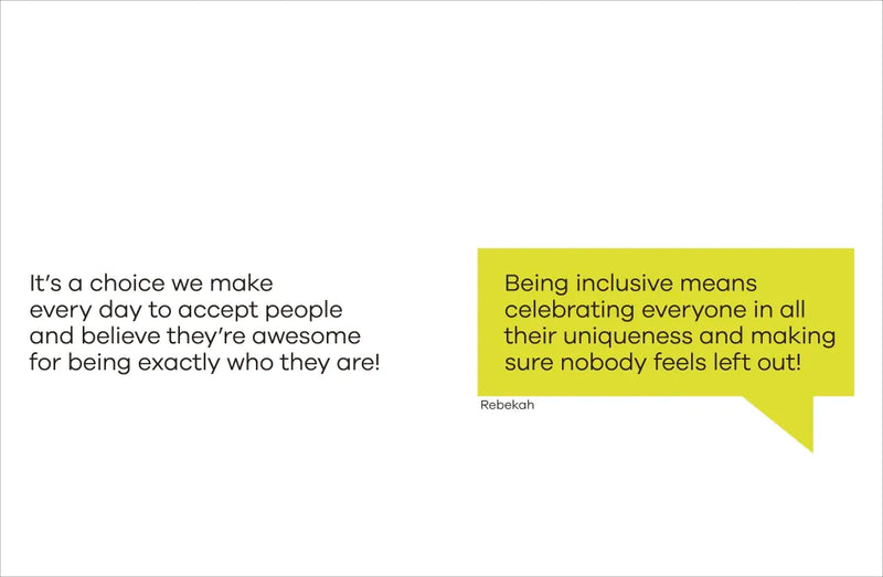 A Kids Book About Being Inclusive US - Hardback