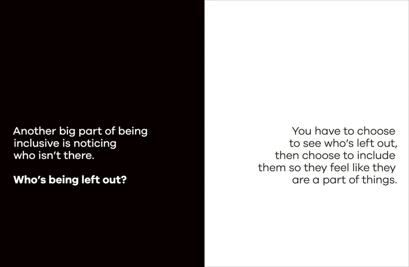 A Kids Book About Being Inclusive US - Hardback