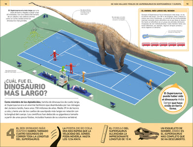 Dinosaurios: 1000 curiosidades increíble (1,000 Amazing Dinosaurs Facts) interior 2 (ISBN 9780744094749)