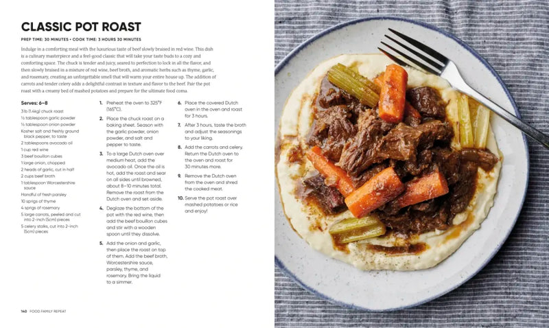 Food Family Repeat US - Hardback