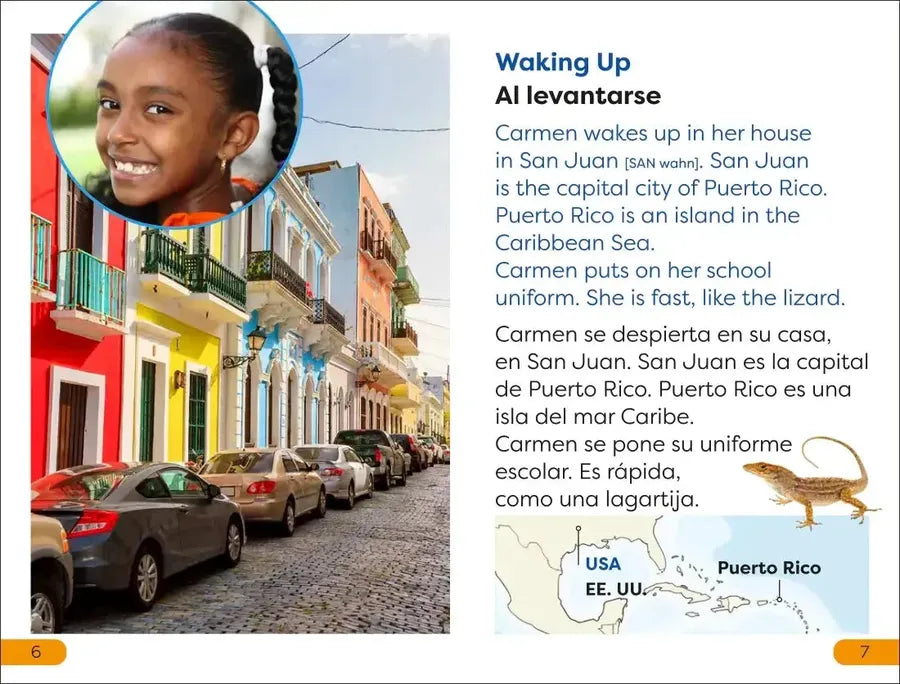 DK Super Readers Level 1 Bilingual A Puerto Rican Childhood â€“ Una infancia puertorriqueÃ±a US - Paperback / softback