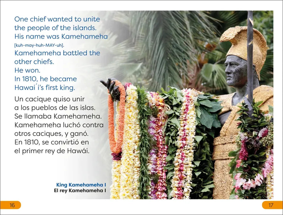 DK Super Readers Level 1 Bilingual History of Hawai'i â€“ La historia de HawÃ¡i US - Paperback / softback