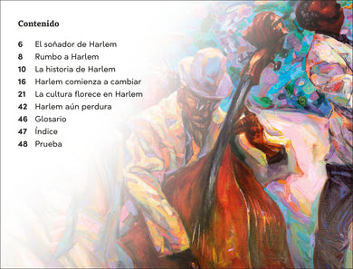 DK Super Readers Level 3 Spanish Translation Harlem Renaissance - El Renacimiento de Harlem interior 1 (ISBN 9780744095005)