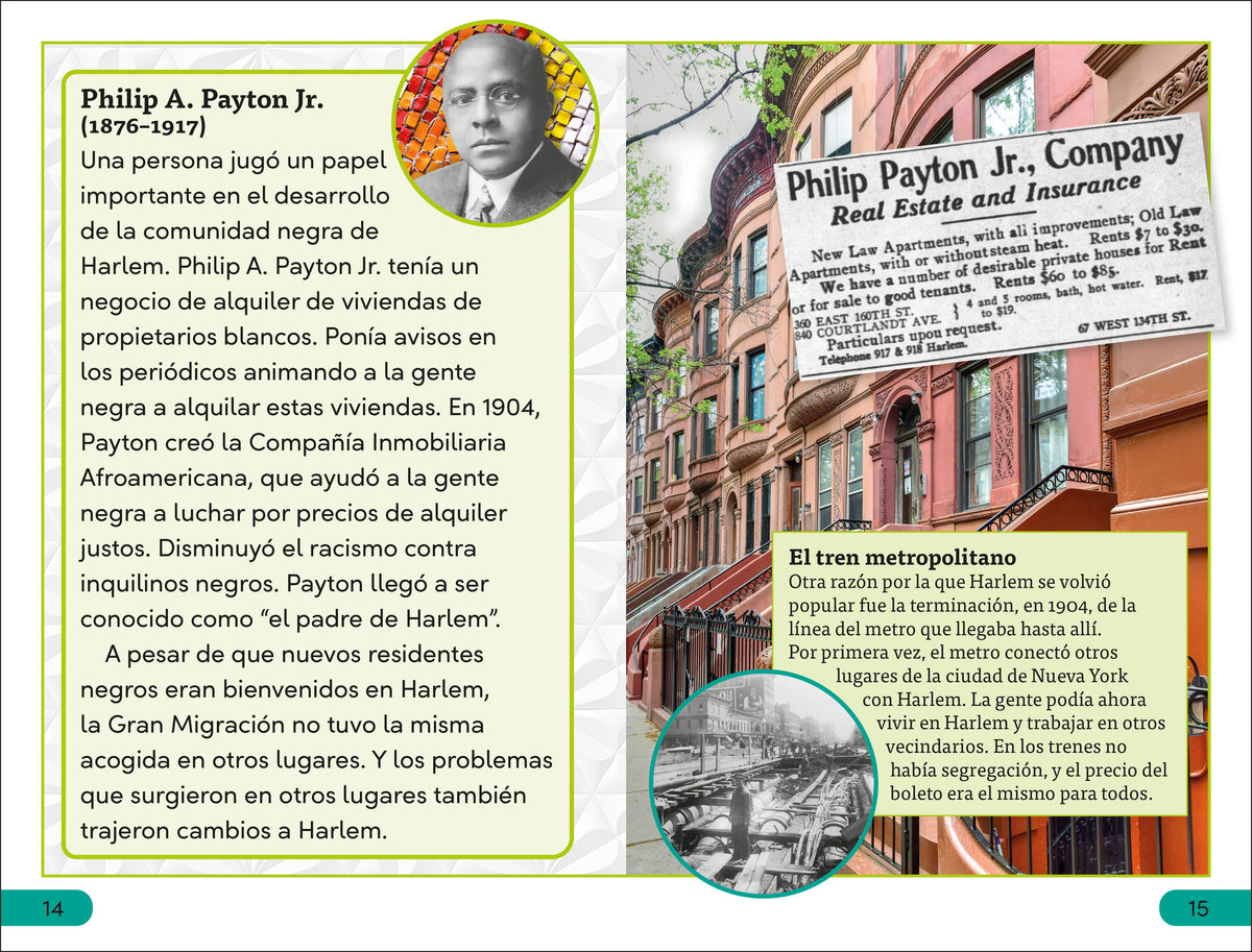 DK Super Readers Level 3 Spanish Translation Harlem Renaissance - El Renacimiento de Harlem interior 2 (ISBN 9780744095005)