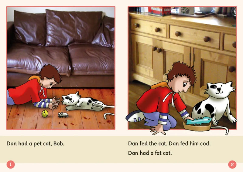 Phonic Books Dandelion Readers Set 1 Units 1-10 Sam (Alphabet Code Blending 4 and 5 Sound Words) US - Multiple-component retail product, boxed