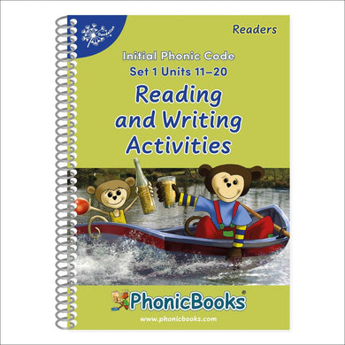 Phonic Books Dandelion Readers Reading and Writing Activities Set 1 Units 11-20 Pip Gets Rich (Two Letter Spellings sh, ch, th, ng, qu, wh, -ed, -ing, -le)-Children’s / Teenage fiction: School stories-買書書 BuyBookBook