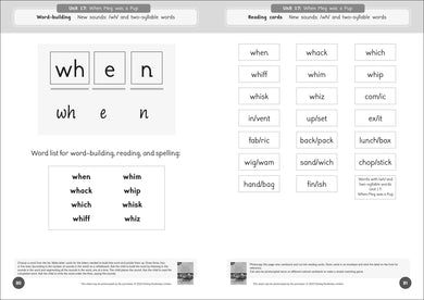 Phonic Books Dandelion Readers Reading and Writing Activities Set 1 Units 11-20 Pip Gets Rich (Two Letter Spellings sh, ch, th, ng, qu, wh, -ed, -ing, -le) US - Paperback / softback