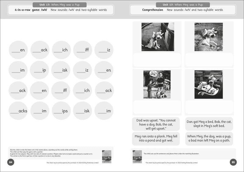 Phonic Books Dandelion Readers Reading and Writing Activities Set 1 Units 11-20 Pip Gets Rich (Two Letter Spellings sh, ch, th, ng, qu, wh, -ed, -ing, -le) US - Paperback / softback