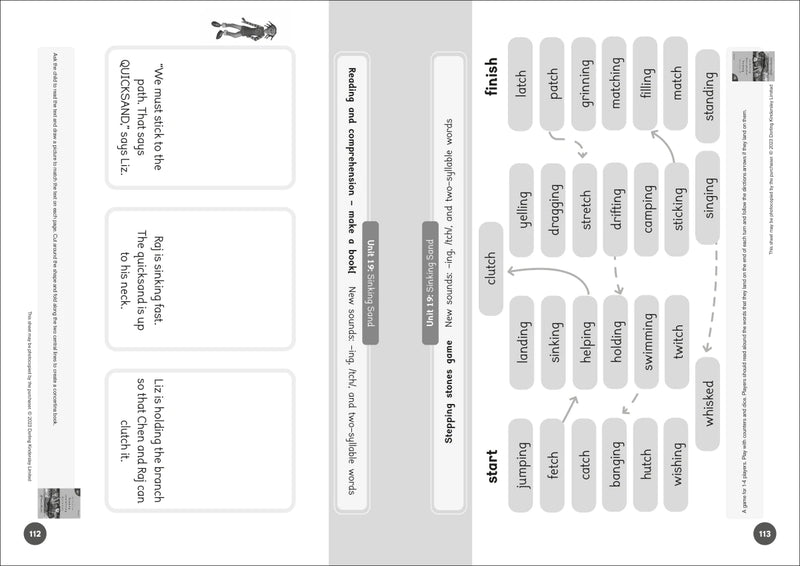 Phonic Books Dandelion Readers Reading and Writing Activities Set 1 Units 11-20 Pip Gets Rich (Two Letter Spellings sh, ch, th, ng, qu, wh, -ed, -ing, -le) US - Paperback / softback