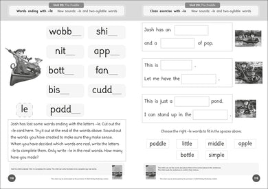 Phonic Books Dandelion Readers Reading and Writing Activities Set 1 Units 11-20 Pip Gets Rich (Two Letter Spellings sh, ch, th, ng, qu, wh, -ed, -ing, -le) US - Paperback / softback