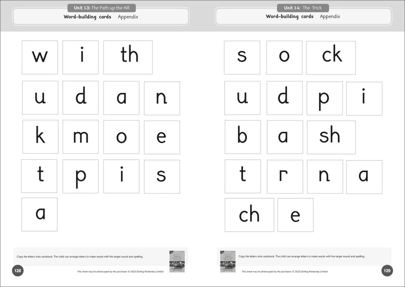 Phonic Books Dandelion Readers Reading and Writing Activities Set 1 Units 11-20 Pip Gets Rich (Two Letter Spellings sh, ch, th, ng, qu, wh, -ed, -ing, -le) US - Paperback / softback