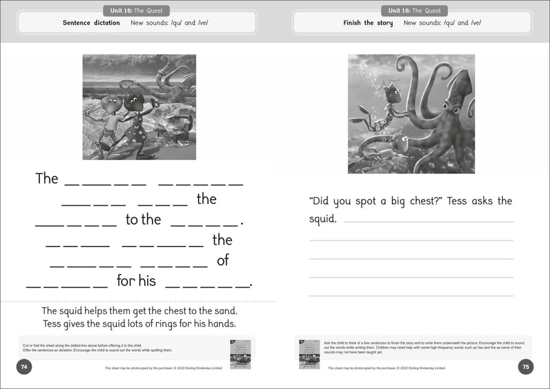 Phonic Books Dandelion Readers Reading and Writing Activities Set 1 Units 11-20 Pip Gets Rich (Two Letter Spellings sh, ch, th, ng, qu, wh, -ed, -ing, -le) US - Paperback / softback