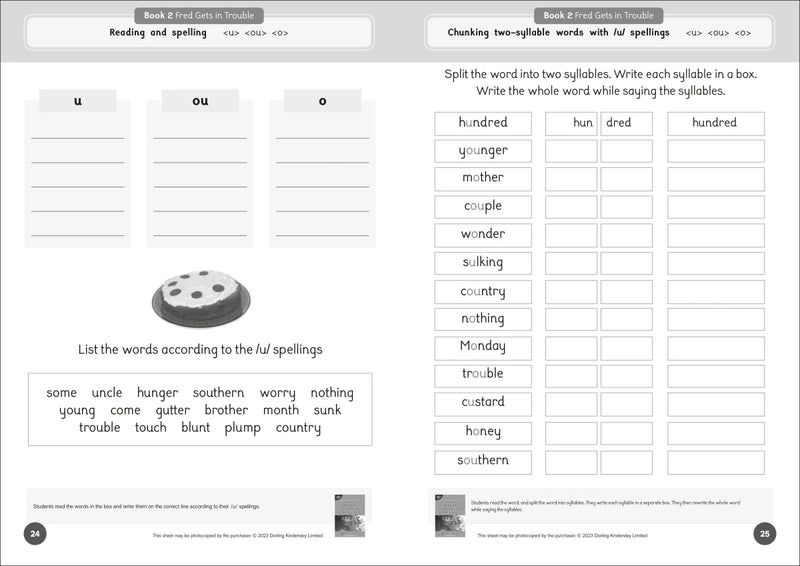 Phonic Books Dandelion Readers Reading and Spelling Activities Further Spellings and Suffixes Level 4 US - Paperback / softback