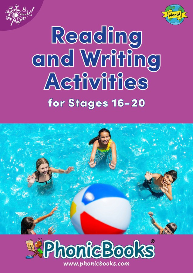 Phonic Books Dandelion World Reading and Writing Activities for Stages 16-20 ('tch' and 've', Two-Syllable Words, Suffixes -ed and -ing and Spelling <le>)-Children’s interactive and activity books and kits-買書書 BuyBookBook