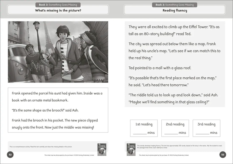 Phonic Books Hidden in Paris Activities US - Paperback / softback