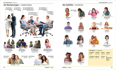 German English Bilingual Visual Dictionary US - Paperback / softback