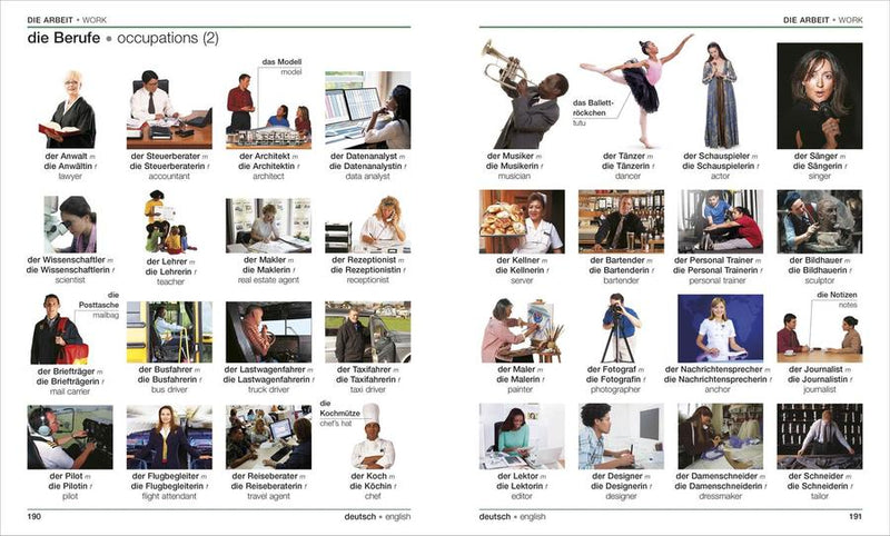 German English Bilingual Visual Dictionary US - Paperback / softback