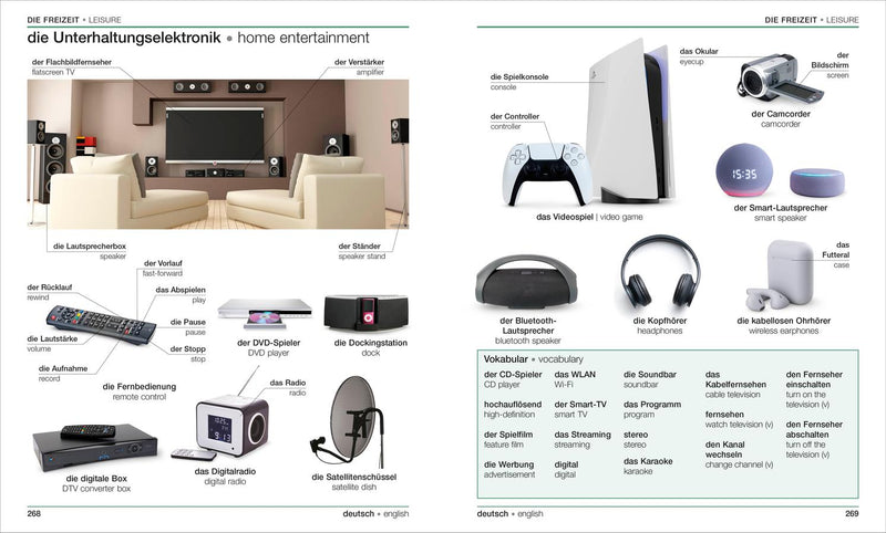 German English Bilingual Visual Dictionary US - Paperback / softback