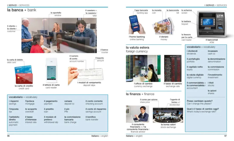 Italian English Bilingual Visual Dictionary US - Paperback / softback