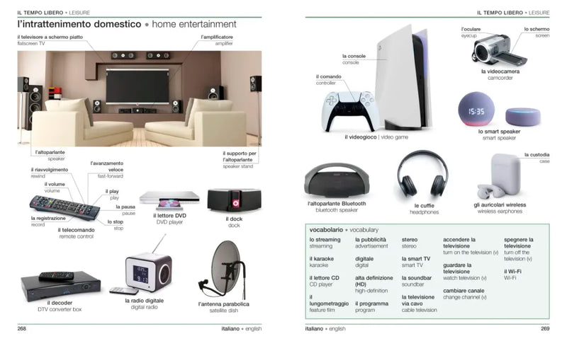 Italian English Bilingual Visual Dictionary US - Paperback / softback