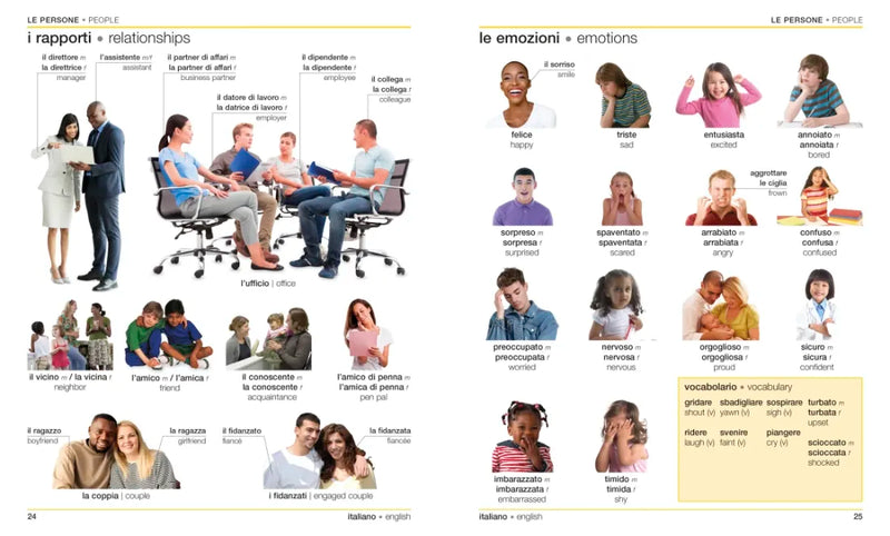 Italian English Bilingual Visual Dictionary US - Paperback / softback