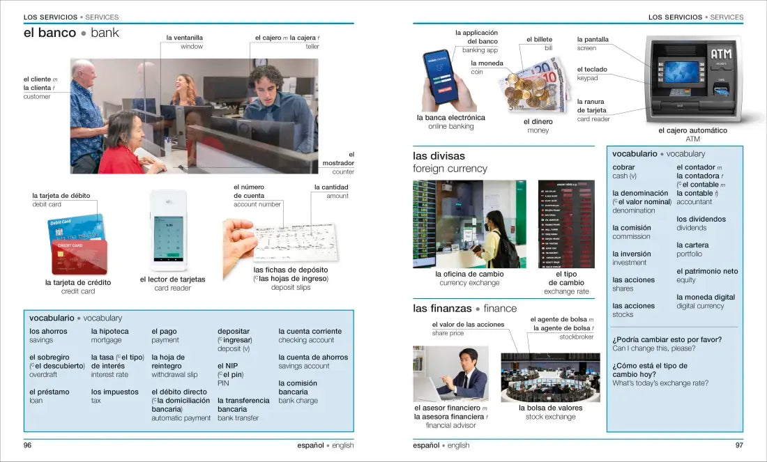 Spanish English Bilingual Visual Dictionary US - Paperback / softback