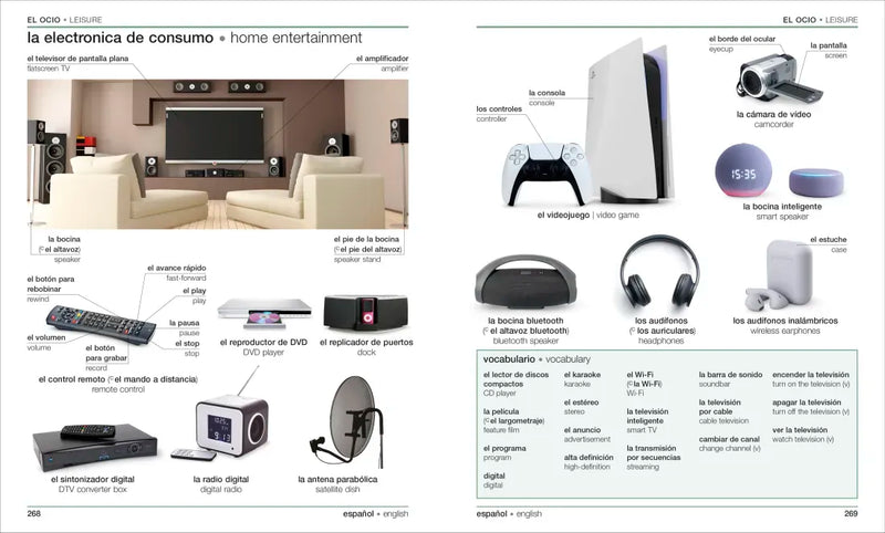 Spanish English Bilingual Visual Dictionary US - Paperback / softback